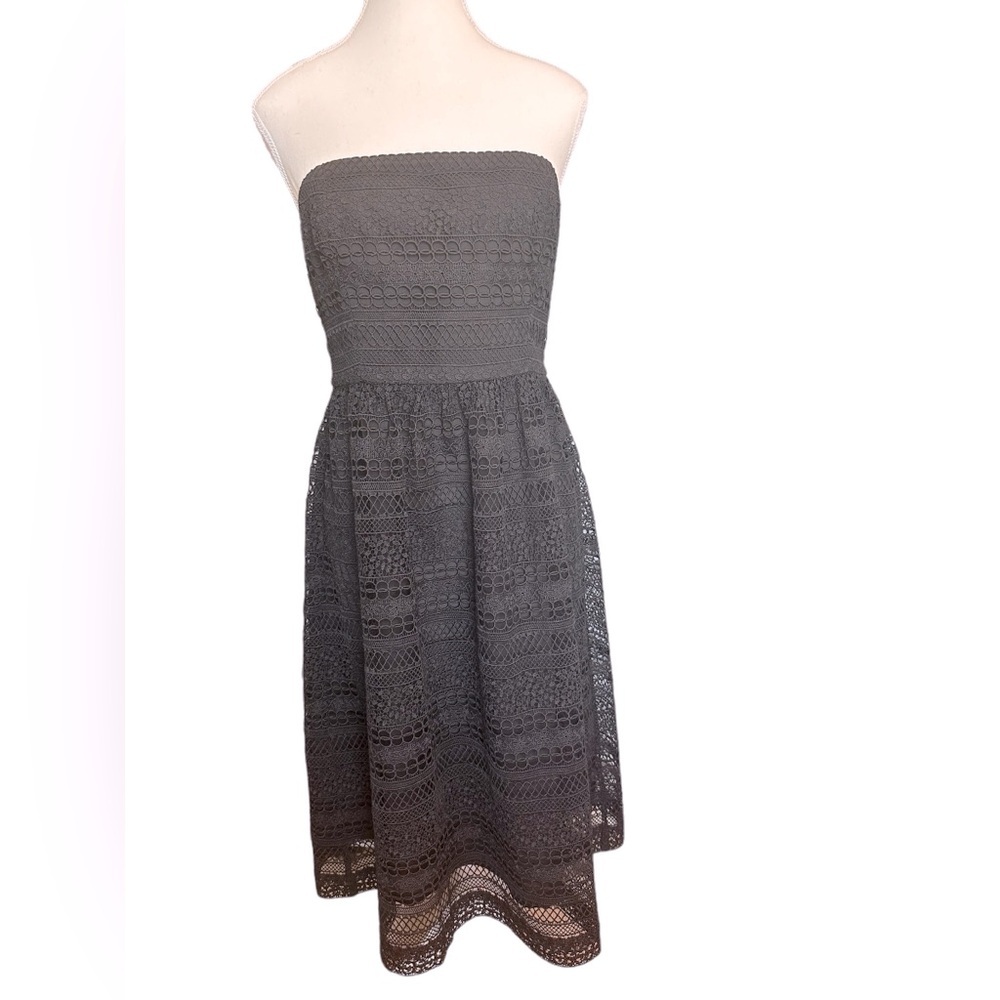 NWT JCrew Collection Black eyelet dress size 4